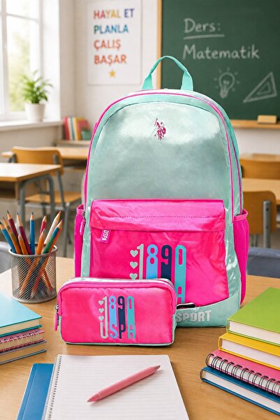 U.S. Polo Assn. U.S. Polo. Assn. Girl's School Bag Set Plset2402627