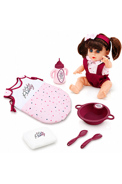 KIKIBEBE Baby Doll with Feeding Accessories Set, Soft Body Doll with Outfit, ...
