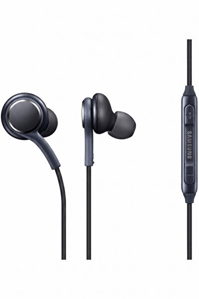 AKG سماعات أذن داخلية مع ميكروفون لهاتف سامسونج جالاكسي S8/S8+ أسود AE367
