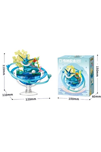 Choice11 With Box Vaporeon New Keeppley Original Pokemon DIY Building Blocks ...
