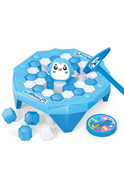 Choice Penguin smashes ice Mini Ice Breaking Penguin Saves Little Penguin Ice...