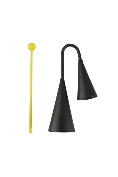 Choice J62 Two Tone Cowbell Metal Double Bell Binaural Cowbell Percussion Mus...