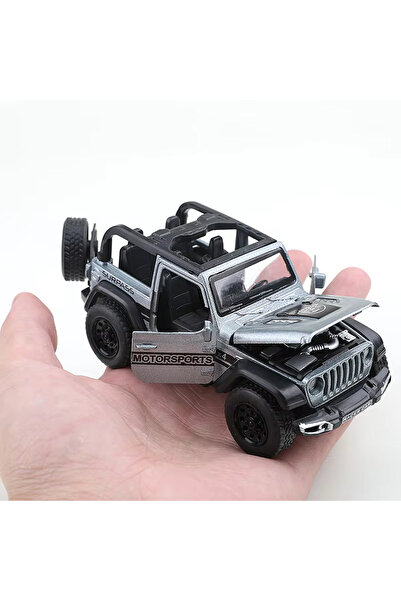 Choice1 YZ35101-Gray 1/36 Convertible Wrangler Off-road Vehicle, Die-cast Met...