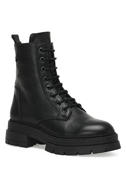 Castle Black YLDZ-26254-1 Γυναικείες Μπότες από Γνήσιο Δερμάτινο Μαύρο