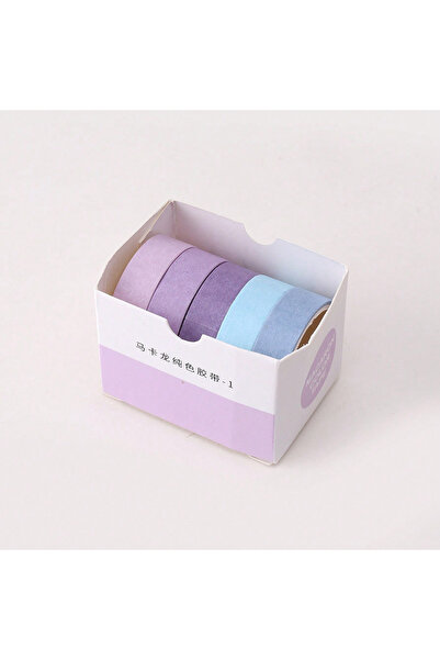 choice2 Purple Macaron Color Washi Tape Diary Decoration DIY Masking Adhesiva...