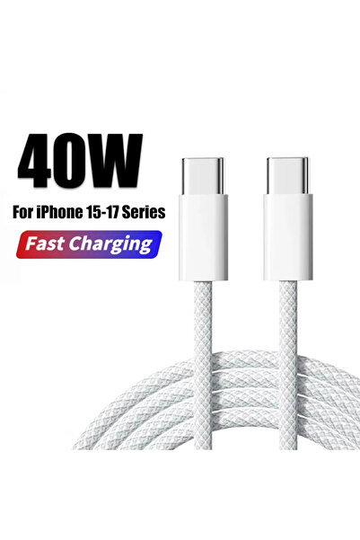 Choice 2m 40W C-TypeC Cable PD 40W Fast Charging Cable For iPhone 17 16 15 14...