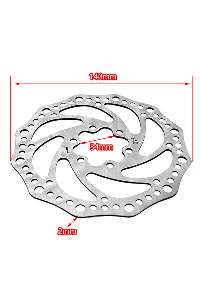 Choice5 B 3/ 6 Holes Disc Brake Piece Rotor 140mm Electric Scooter Disc Brake...