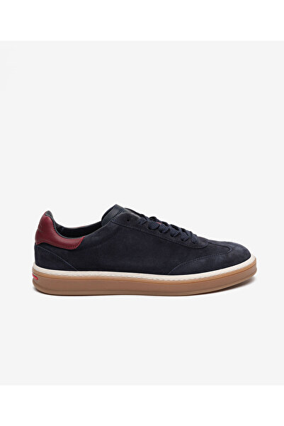 Greyder Erkek Lacivert Hakiki Deri Sneaker Ayakkabı 5Y1UA18240