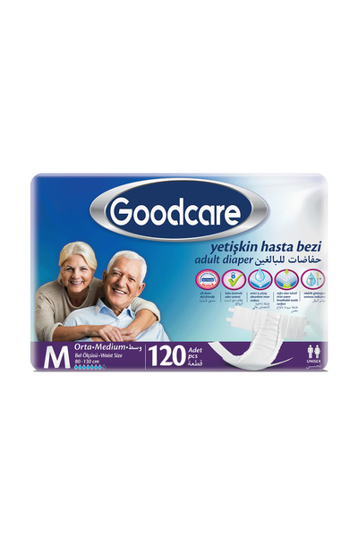 Goodcare Yetişkin Hasta Bezi Medium 120 Adet