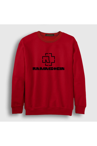 Presmono Rammstein unisex crvena majica sa logotipom V2 - 106011tt