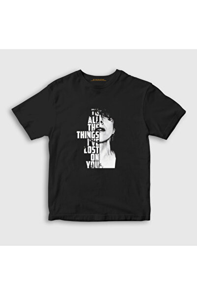 Presmono Unisex dečija crna majica Lost On You Lp Laura Pergolizzi T-shirt 30...
