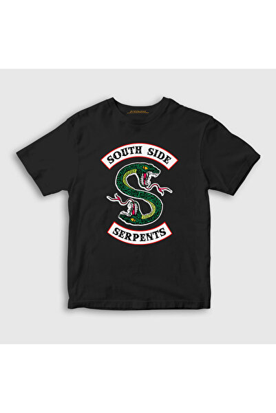 Presmono Unisex dečje crne majice South Side Serpents Riverdale T-shirt 207470tt