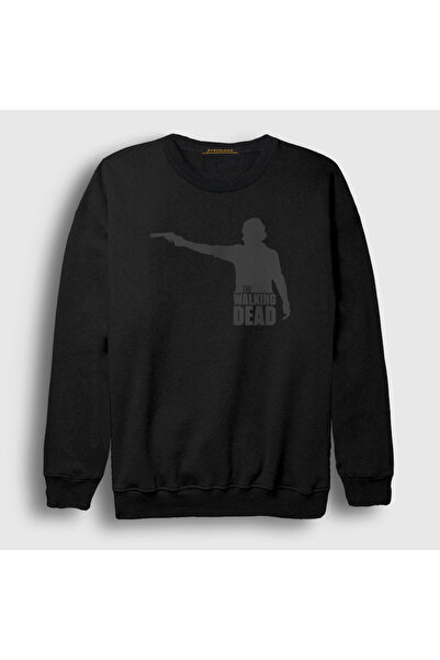 Presmono Unisex Black Shot The Walking Dead Sweatshirt 220767tt