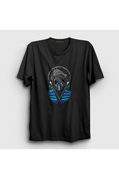 Presmono Unisex crna Sub Zero V3 Mortal Kombat T-shirt 147883tt