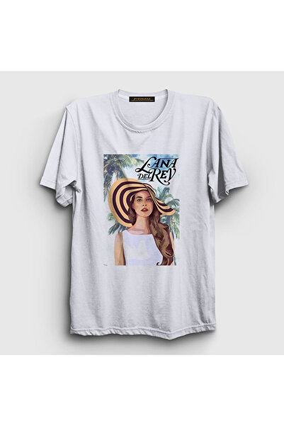 Presmono Unisex White Summertime Lana Del Rey T-shirt156980tt