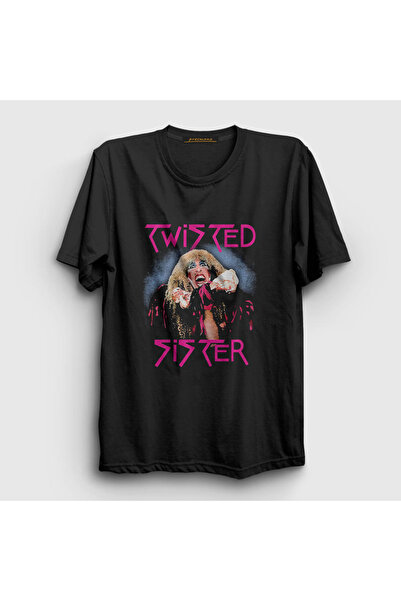 Presmono Tricou unisex negru Twisted Sister180252tt