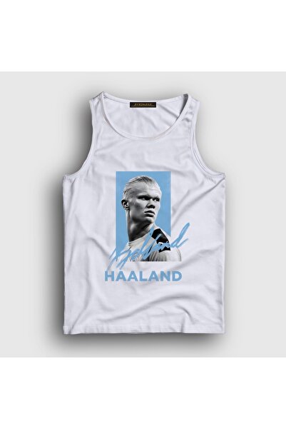 Presmono Unisex White Signature Erling Haaland V2 Football Athlete 615687Tt