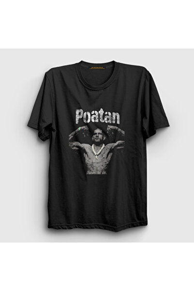 Presmono Unisex Black Poatan Mma Ufc Alex Pereira T-Shirt 455170Tt