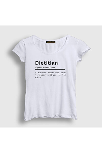 Presmono Beli dijetetik T-shirt - Model dijetetika za zdravstvene poklone