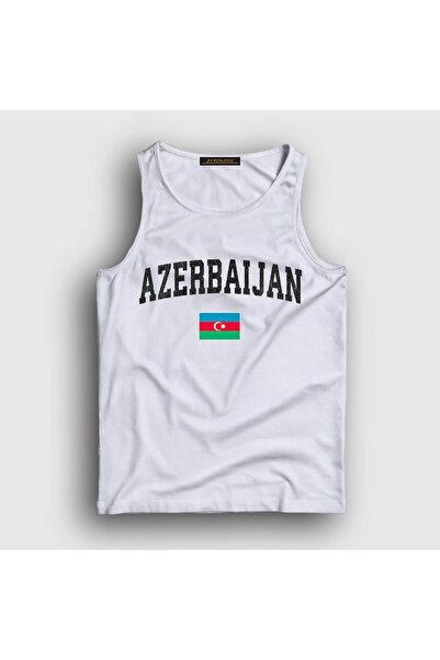 Presmono Unisex bela zastava V2 Azerbejdžan Azerbejdžanski sportista 536590tt