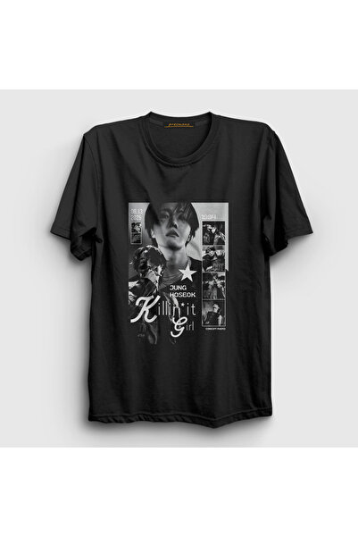 Presmono Unisex Black Killin It Girl J-Hope Jung Hoseok T-Shirt 597893Tt