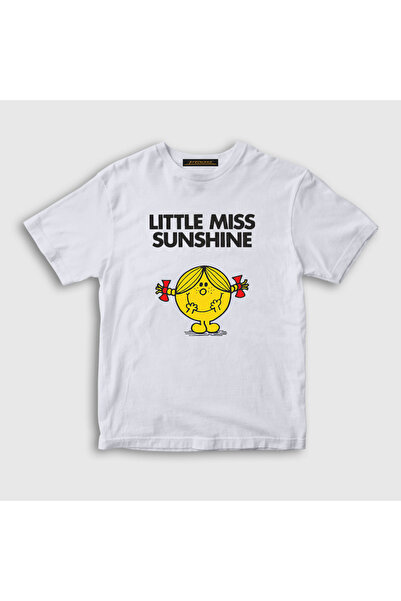 Presmono Unisex Children's White Cute Little Miss Sunshine T-Shirt 587061Tt