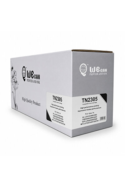 Wecan حبر طابعة ليزر أسود TN2260/2305متوافق مع طابعات برازر
