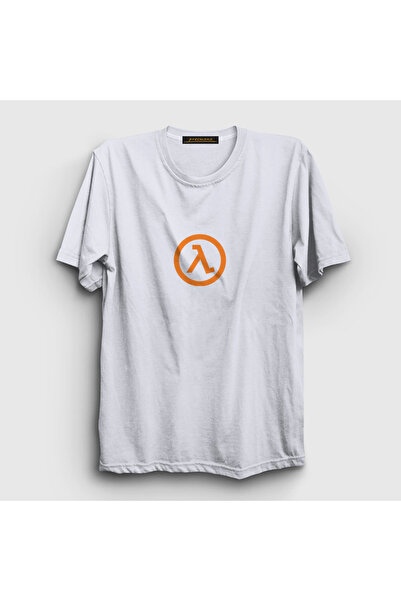 Presmono Унисекс бела T-shirt са логом игре Half Life 421210tt