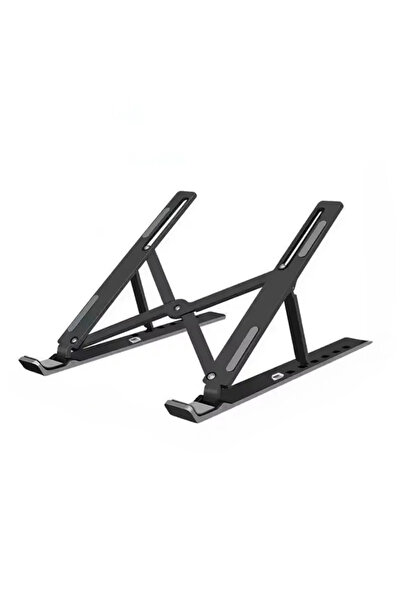 Choice Black Foldable Laptop Stand Cooling Notebook Bracket Adjustable Ergono...