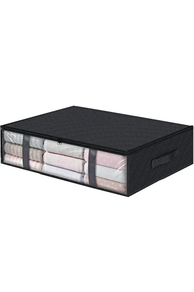 Choice 60x45x15cm black Under bed Storage Bag For Portable Foldable Quilt Bag...