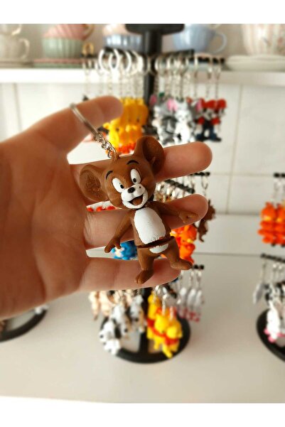Jerry 3D Hareketli Anahtarlık 6 cm Boy