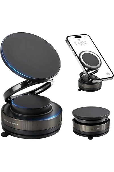 choice2 T28 black Magnetic Phone Holder 360° Rotatable Phone Holder | Foldabl...