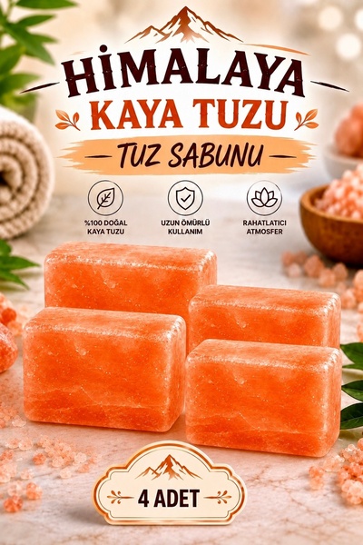 ANADOLU HASAT Himalaya Kaya Tuzu Sabunu- 4 adet