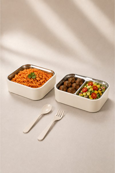 GUGGA Tier - 2-Tier 304 Stainless Steel Lunchbox with Container 1000 ml