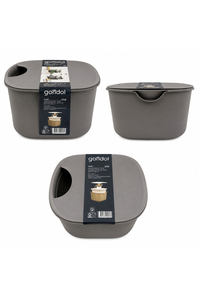 Gondol Lumvera Design / Multi Salata Hazırlama Seti 4'lü | Sebze, Yıkama, Süz...