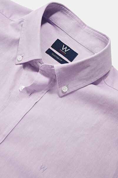 W Collection LİLA UZUN KOLLU GÖMLEK