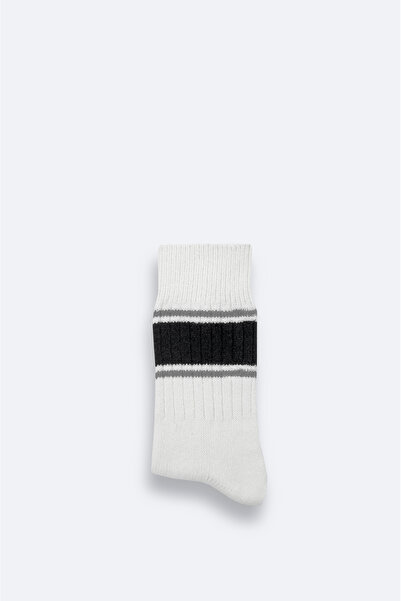Avva Men's White Soft Touch Socks A42Y8505