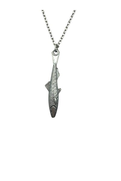 Herşey Nota Unisex Necklace with Fish Figure – Elegant Symbol of Nature and Seas