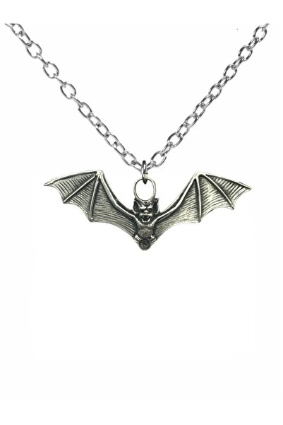Herşey Nota Bat Figured Unisex Necklace – 60 cm Chain, Gothic and Mysterious ...