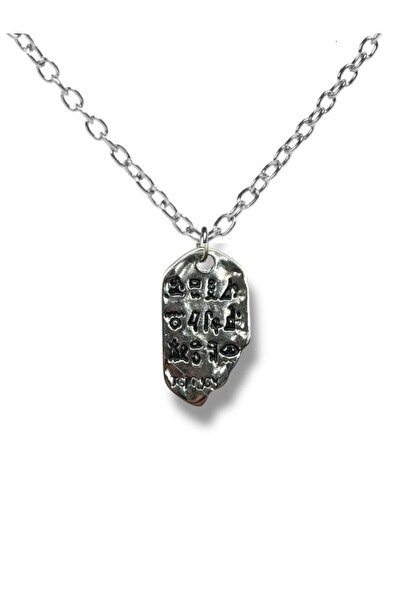 Herşey Nota Aztec Inscription Figured Unisex Necklace – 60 cm Chain, Ancient ...