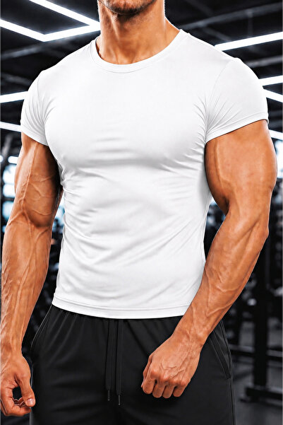 Sapeur Men's Premium Slim Fit Folded Sleeve Casual & Sports T-Shirt - Ultra S...