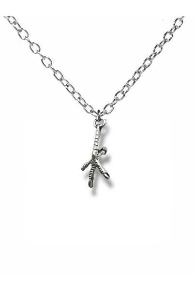 Herşey Nota Claw Charm – Unisex Necklace with Chicken Claw Figure (60 cm Chain)
