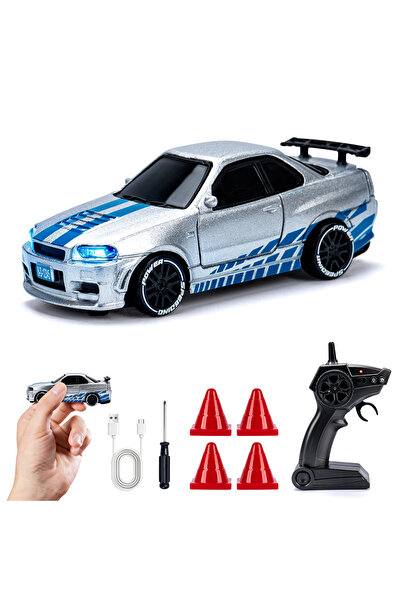Choice12 سيارة تحكم عن بعد 1180CSL بمقياس 1/64 عالية السرعة مع إضاءة، نظام تح...