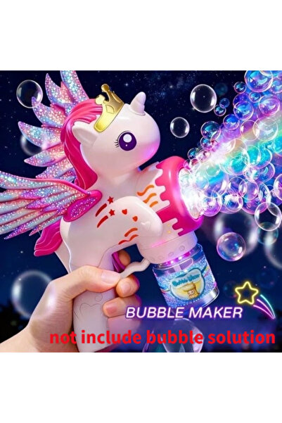 Choice 1 2026 Flying Horse Unicorn Electric Bubble ,Colorful Porous Automatic...