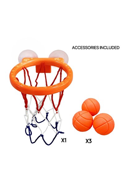 Choice 1 pcs Bath Toys -mini Bathtub Basketball Hoop, Suction Cup Basketball ...