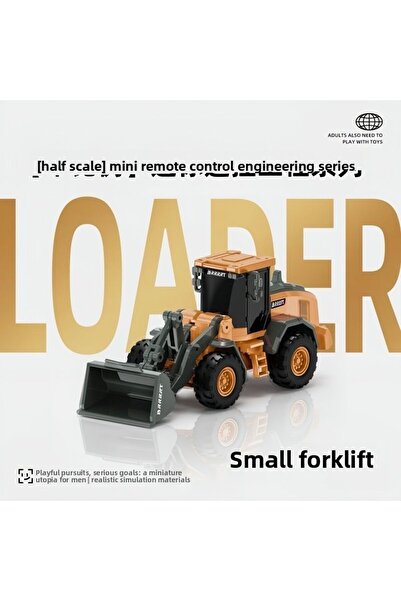 Choice7 forklift 2026 New 1/64 Remote-Controlled Alloy Forklift Engineering V...