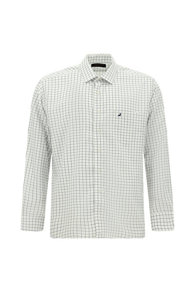 Abdullah Kiğılı Long Sleeve Classic Plaid Lyocell Shirt
