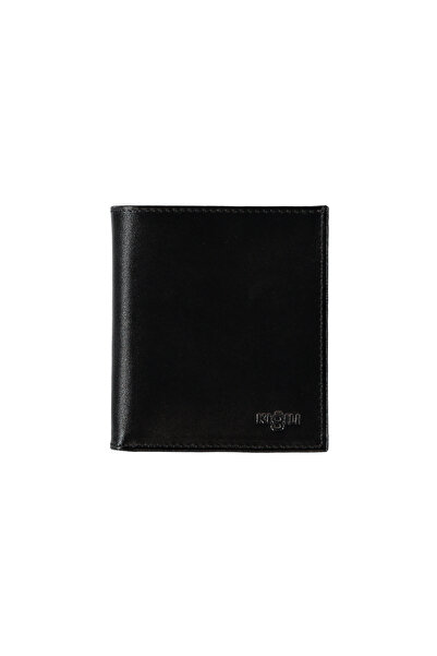 Kiğılı Gift Boxed Flat Card Holder Money Compartment Leather Wallet