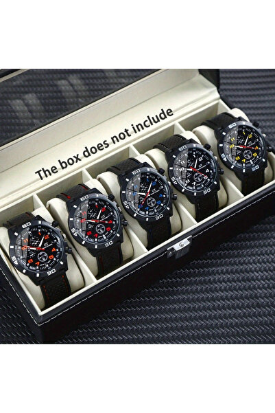 choice2 1 5 Pieces of Men's Quartz Watch Set, Perfect as a Christmas Gift