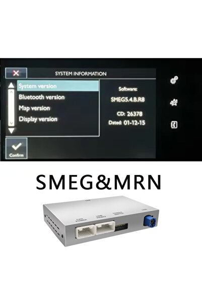 Choice SMEG MRN Wireless Carplay Android Auto for Peugeot SMEG 208 308 508 30...